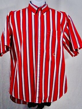 Vintage Tommy Hilfiger Short Sleeve Sport Shirt-Large